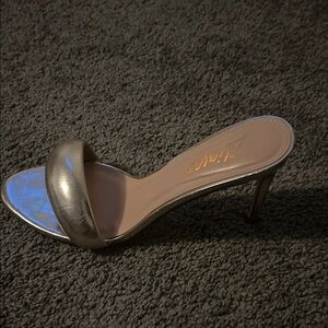 Elegant Silver Women's Heels